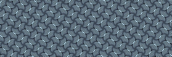 An illustration of a bright blue abstract flower swirl background