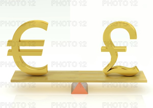 Balancing, euro currency and united kingdom, pound, india, asia