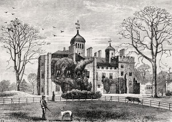 Niddrie House, Edinburgh, Scotland, 19th century