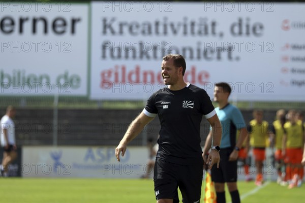 Mario Klotz (Head Coach FC 08 Villingen) at the match of the Soccer-RL SW 24-25: Sptg. 6: FC 08 Villingen vs Eintracht Frankfurt U21, Villingen-Schwenningen, Germany / Germany