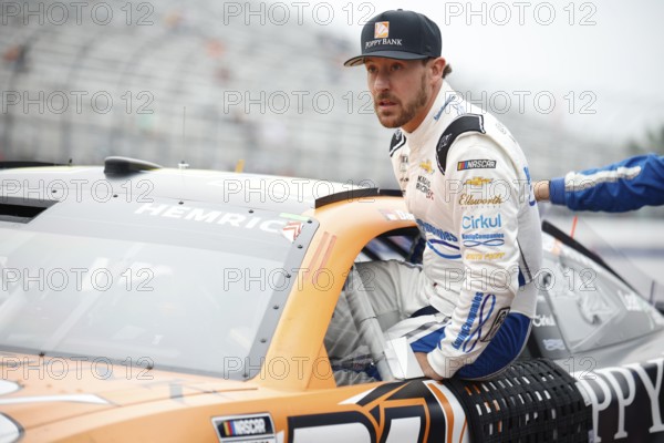 Daniel Hemric gets ready for the USA Today 301 in Concord, NH, USA, North America