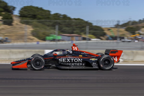 SANTINO FERRUCCI (14) of Woodbury, Connecticut practices for the Firestone Grand Prix of Monterey at WeatherTech Raceway Laguna Seca in Salinas, CA