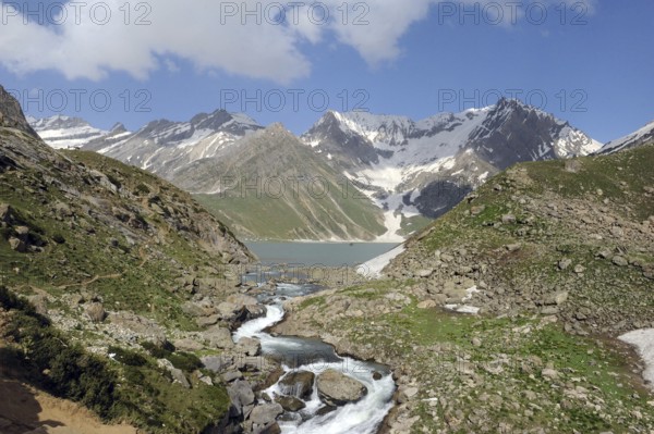 Sheshnag lake, amarnath yatra, Jammu Kashmir, India, Asia