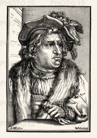 Portrait of Otto Heinrich, Count of Schwarzenberg, by Christoffel van Sichem, 16th century, digitally restored