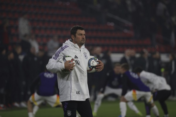 German goalkeeping coach Andreas Kronenberg (Team Germany) at the warm-up for the UEFA Nations League match: Germany v Bosnia-Herzegovina, Freiburg, Germany / Germany