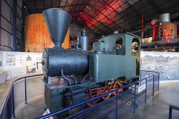 Anitke steam locomotive, 1925, Orenstein and paddock, Berlin, Zuckermusem, L'Aventure du Sucre, Pamplemousses, Indian Ocean, island, Mauritius, Africa