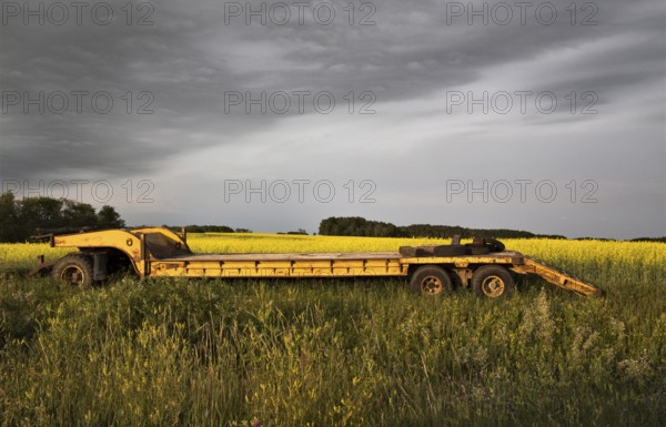 Storm Clouds Canada rural countryside Prairie Scene