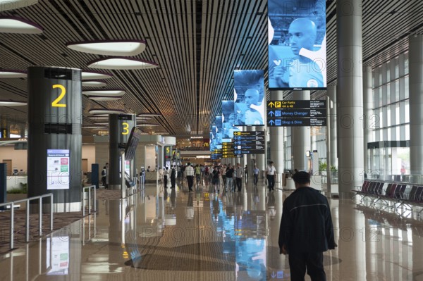 31 Oct 2017, Singapore, Republic of Singapore, Asia, A view of the departure level of the new Terminal 4 at Changi International Airport in Singapore, which was officially opened today, Asia