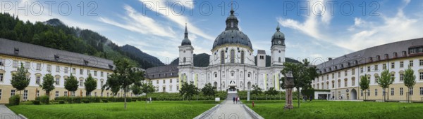 Panoramic view of the Ettal monastery
