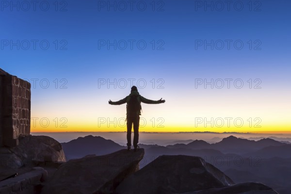 Mount Sinai, Mount Moses in Egypt. Africa