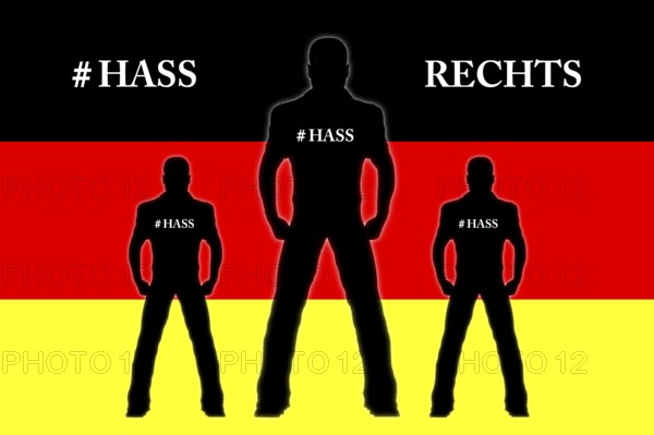 Reichsbürger, skinhead, skinheads, Nazi, Nazis, right, rights, clock, 5 to 12, Germany, national flag, map of Germany, Reich flag, Wutbürger, East Germany, enemies of the constitution, scandals, neo-Nazi, neo-Nazis, Nazis, studio, Europe