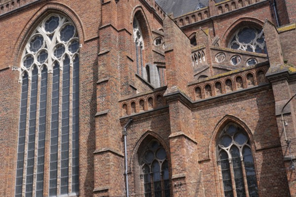 Historic buildings in Veurne, Belgium, Europe