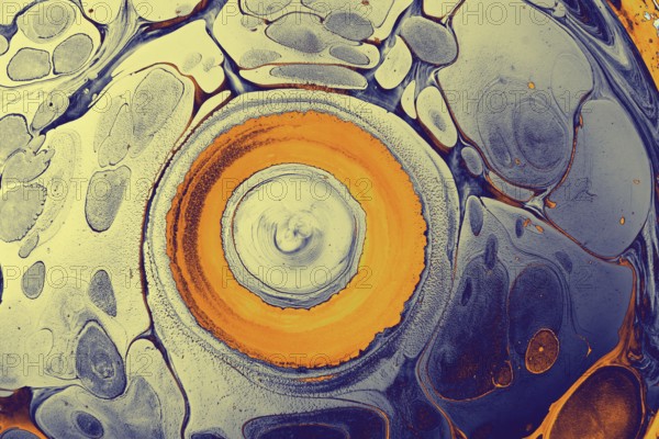 Abstract creative marble pattern texture. Traditional art of Ebru marbling