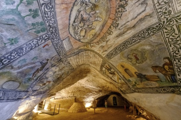 Cave Hermitage of San Bernabé, Ojo Guareña, Espinosa de los Monteros, Castilla y Leon, Spain, Europe