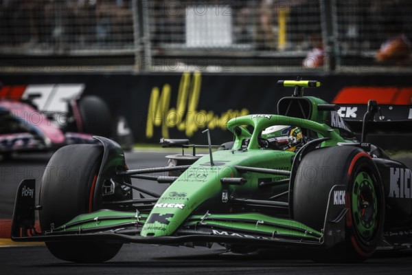 Gabriel Bortoleto of Brazil drives the Stake F1 Team Kick Sauber C45 during qualifying in the 2025 Australian Grand Prix at Albert Park in Melbourne, Australia, Oceania