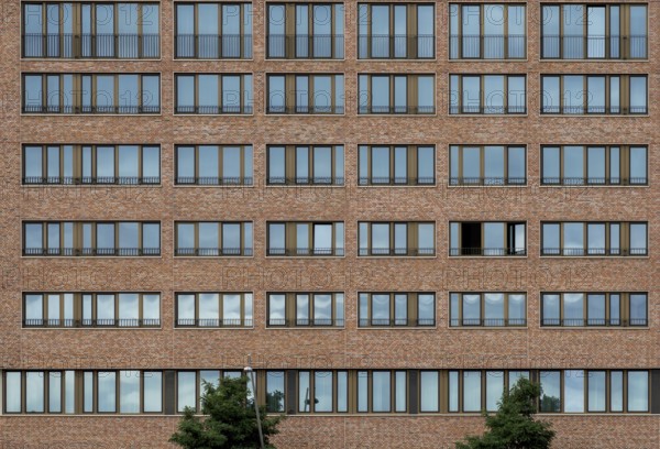 High-rise building facade window