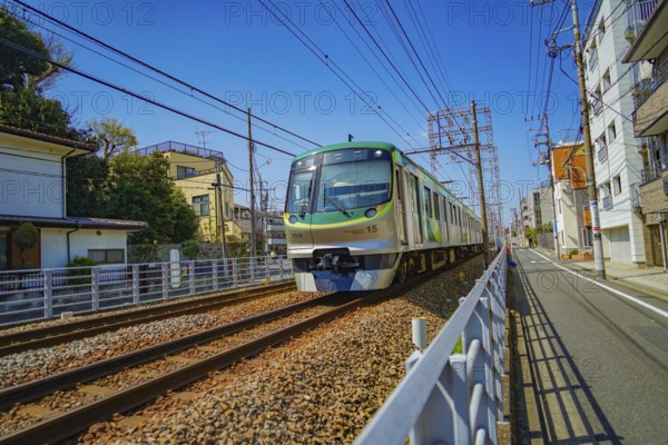 Tokyu Ikegami Line. Shooting Location: Ota -ku, Tokyo