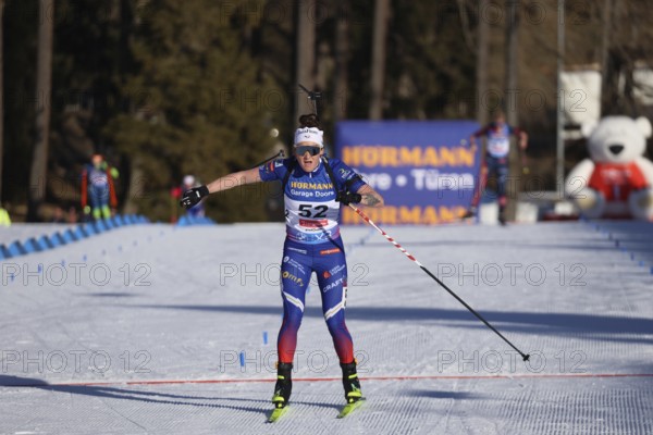 Lou Jeanmonnot France at the IBU Biathlon World Championships Lenzerheide 2025, Lenzerheide, Switzerland / SUI / CH