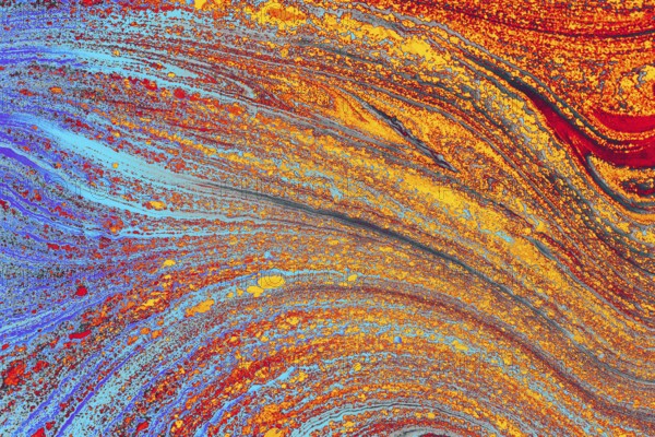Abstract creative marbling pattern for fabric, design background texture