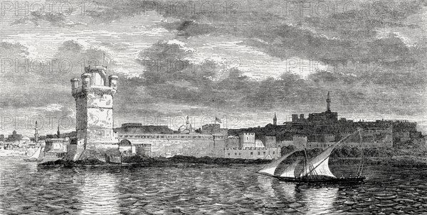 Rhodes, Dodecanese island, Greece, 19th century, Europe