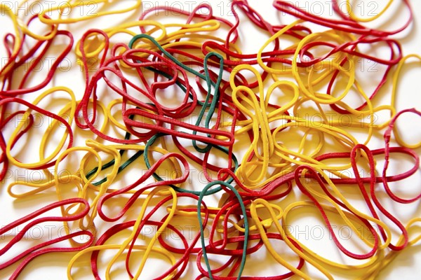 Colourful rubber bands india april 2011