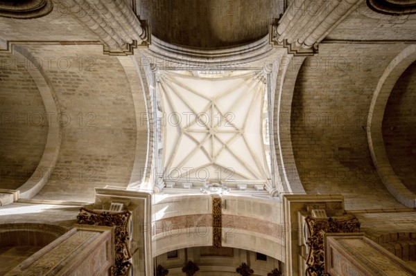 Porto, Portugal, February 8, 2023: Interior of Porto Cathedral Se do Porto, This Cathedral is located at the center of Porto, and is one of the citys oldest monuments. graphy, Europe