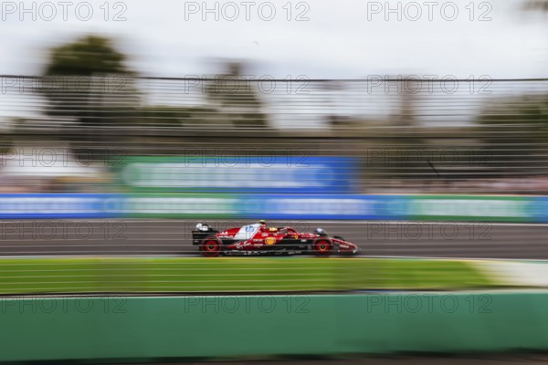 Lewis Hamilton of Great Britain drives the Scuderia Ferrari HP SF-25 during third practice in the 2025 Australian Grand Prix at Albert Park in Melbourne, Australia, Oceania