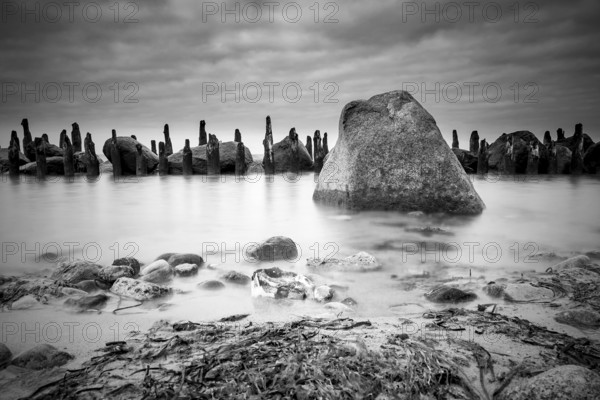 Stones on the coast of the Baltic Sea