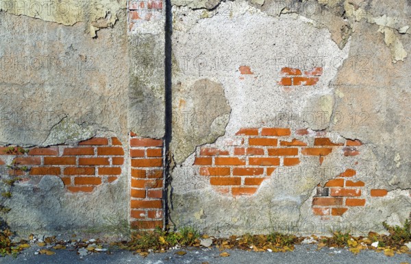 A brick wall. Background for posters and free text space Austria
