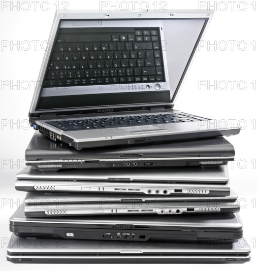 Pile of disused notebooks