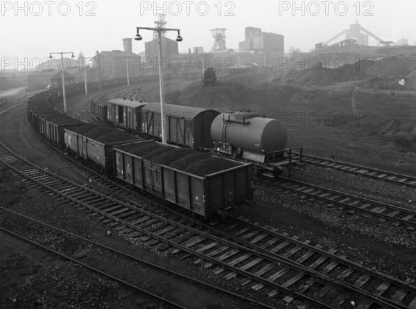 Due to the energy and mining crisis, the Ruhr region was shaken by demonstrations, protests, coal dumps and disused mines from 1965 to 1970, Germany, Europe