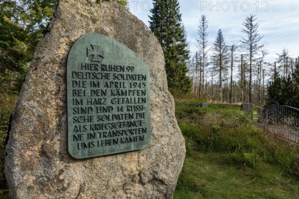 Military cemetery Oderbrück Harz