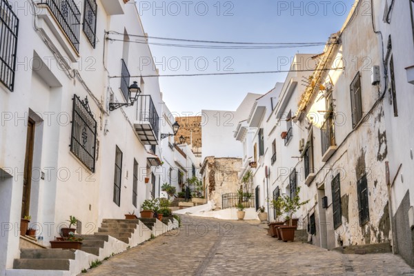 Charming Street with Residential Houses of Salobrena - Granada, Spain, Europe