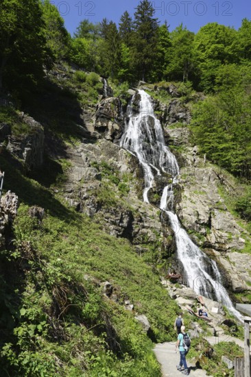 Todtnau Waterfall, Todtnauer Wasserfall, Todtnauberger Wasserfall, Hangloch-Wasserfall, Southern Black Forest, High Black Forest, Black Forest, Baden-Wuerttemberg, Germany, Europe