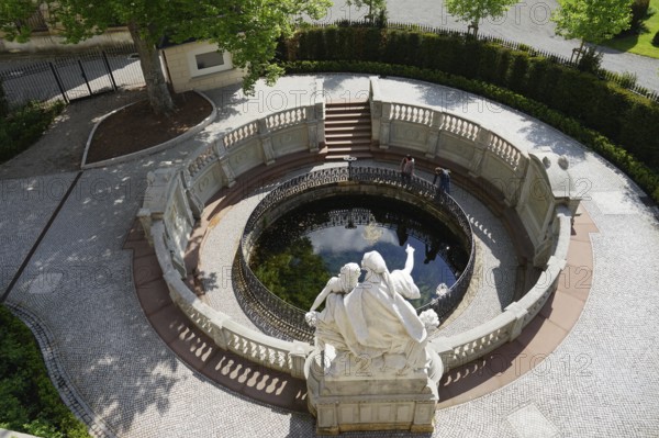 Source of the Danube, Donaueschingen, Baar, Baden Wuerttemberg, Deutschland