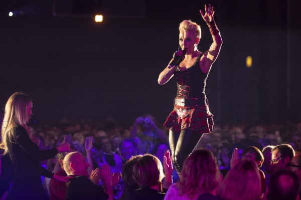 Austrian schlager singer Hannah, live at the 15. Schlager-Nacht, Lucerne, Switzerland, Europe