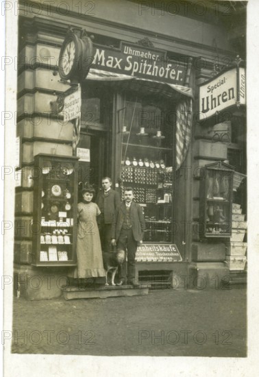 Shop, Watchmaker, 1910s, Germany, Europe