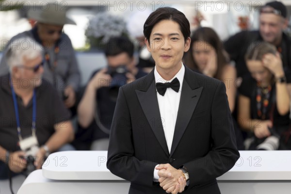 Cannes, France - 15.5.2024: Kouhei Matsushita during the photocall for A PALE VIEW OF HILLS at the 78th Cannes International Film Festival. The film festival will take place from 13 to 24 May 2025