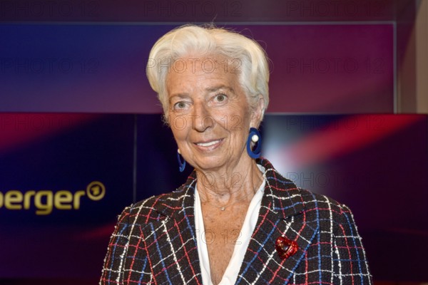 Christine Lagarde (President of the European Central Bank), on the ARD talk show maischberger in the Berlin Adlershof studio. Berlin, 26.05.2025