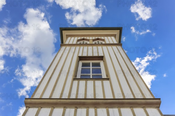 Old fire station of the Stockach fire brigade, historical building, town history, Stockach, municipality of Gomaringen, district of Tübingen, Baden-Württemberg, Germany, Europe
