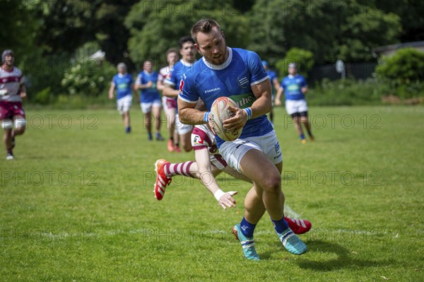 Rugby 1st Bundesliga South/West, Season 2024/25, Matchday 14: SC Neuenheim vs RSV Köln***Neuenheim on the way to a try