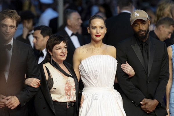Cannes, France - 17.5.2024: Robert Pattinson, Lynne Ramsay, Jennifer Lawrence, LaKeith Stanfield and Molly Smith during the - Die My Love - Red Carpet of the 78th Cannes International Film Festival. The film festival takes place from 13 to 24 May 2025