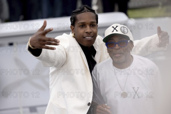 Cannes, France - 19.5.2024: Spike Lee, Asap Rocky (A$ap Rocky) during the photocall - Highest 2 Lowest - during the 78th Cannes International Film Festival. The film festival will take place from 13 to 24 May 2025