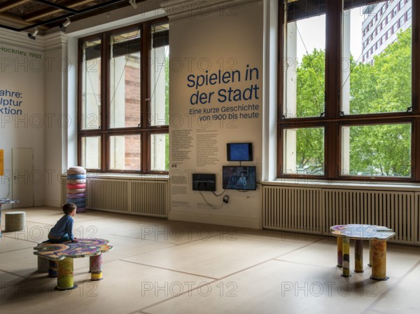 Gropius Bau Berlin, interior view, exhibition Playing in the City, Berlin, Germany, Europe