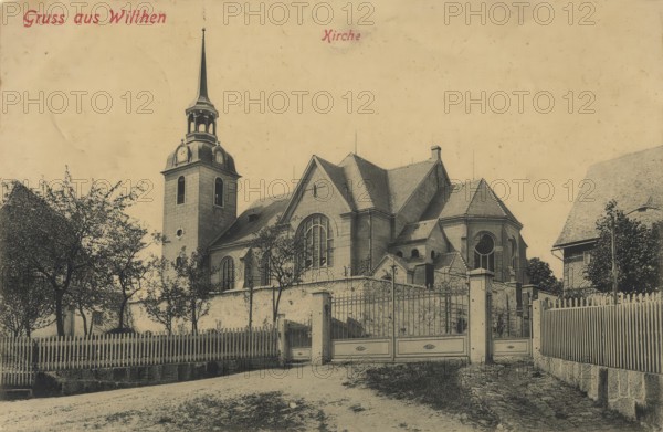 Historical postcard, picture postcard, Wilthen, Saxony, Germany, digitally enhanced reproduction of an original from around 1900, picture postcard, Europe