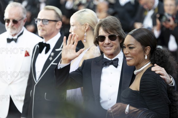 Cannes, France - 14.5.2024: Simon Pegg, Pom Klementieff, Tom Cruise and Angela Bassett during the red carpet for MISSION: IMPOSSIBLE - THE FINAL RECKONING during the 78th Cannes International Film Festival. The film festival takes place from 13 to 24 May 2025