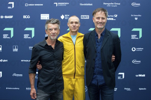 Dirk Darmstädter, Jörn-Christof Heilbut and Stefan Rager from The Jeremy Days, GREEN AWARD 2025, Green Carpet, Messe Berlin, Berlin, 20 May 2025