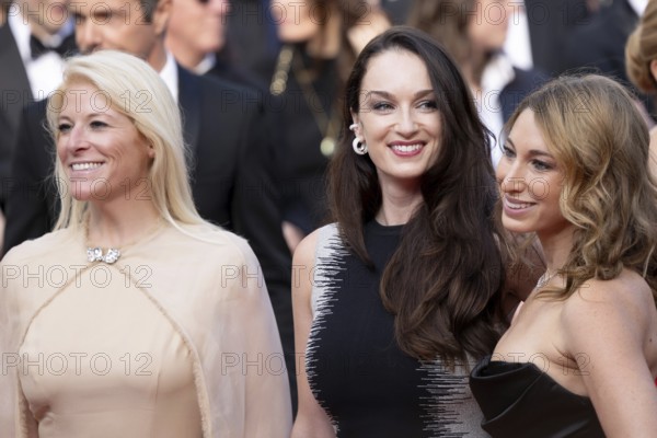 Cannes, France - 18.5.2024: Whitney Welch, Carey Sharpe and Jenna Kirshon on the red carpet during the 78th Cannes International Film Festival. The film festival takes place from 13 to 24 May 2025