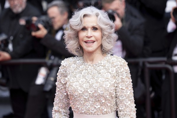 Cannes, France - 22.5.2024: Jane Fonda on the red carpet during the Closing Ceremony at the 78th Cannes International Film Festival. The film festival will take place from 13 to 24 May 2025