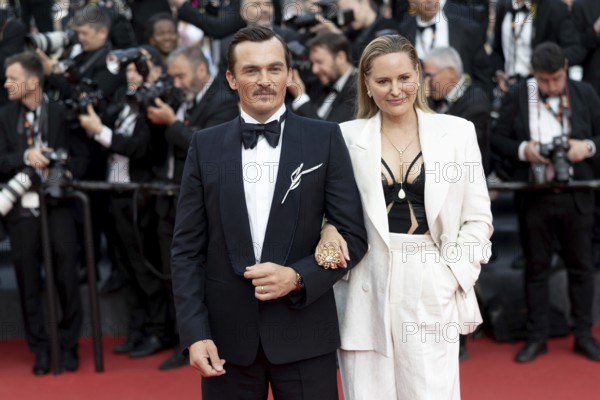 Cannes, France - 18.5.2024: Rupert Friend and Aimee Mullins on the red carpet during the 78th Cannes International Film Festival. The film festival takes place from 13 to 24 May 2025